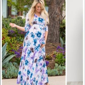 Pink blush wrap dress NWT